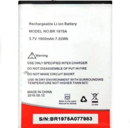 मिओमी  मोबाइल बैटरी INTEX Aqua Secure ( BR1975A )  के लिए