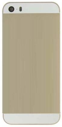 GOGURU Apple Comes With Logo for-(Apple iPhone 5s)-(1GB RAM)-(GOLD) Back Panel