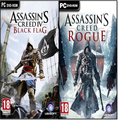 Assassin's Creed IV Black Flag and Rogue Top 2 Game (Offline Only) (OS : 64 Bit Only) (Regular)