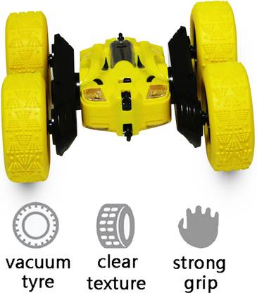 AKSHAT DOUBLE SIDE FLIP REMOTE CONTROL STUNT CAR