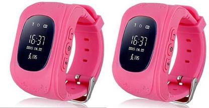 REEPUD Pink Smartwatch With GPS For Baby Girl Smartwatch