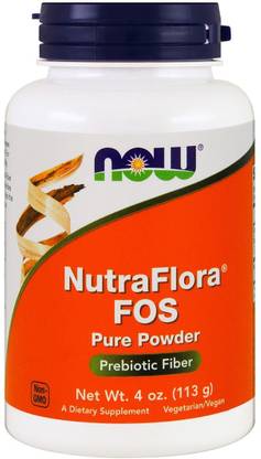 Now Foods NutraFlora FOS, Pure Powder, 4 oz (113 g)