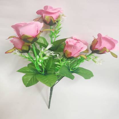 artificial hub pink kali roses flower Pink Rose Artificial Flower