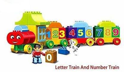 MARATHON Educational Number Train Building Blocks (Educational Number Train Building Blocks