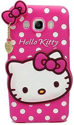 Qzey Back Cover for Samsung Galaxy Core 2 3D Soft Silicone Girls Choice Hello Kitty