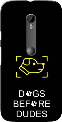 Aseria Back Cover for Dog Before Dudes Black-455