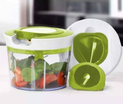 MOOZICO Manual Food Chopper Pull String Vegetable Chopper Fruits Nuts Onions Chopper Hand Pull Mincer Blender Mixer Food Processor Electric Vegetable Grater (1*pull chopper) Vegetable Grater