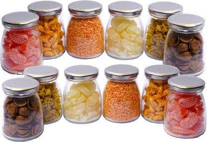 shreenath sales Glass Grocery Container  - 250 ml