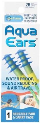 aquaears AEars Cord 1Pair Ear Plug