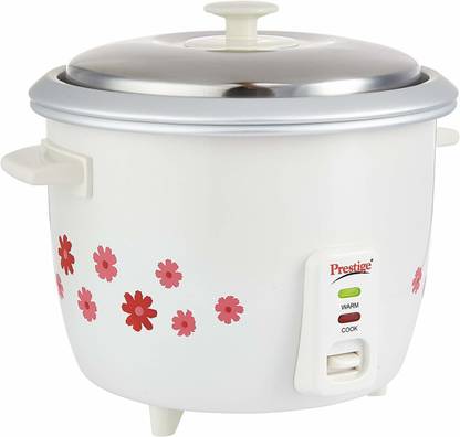 Prestige 700 WATT Electric Rice Cooker with Steaming Feature