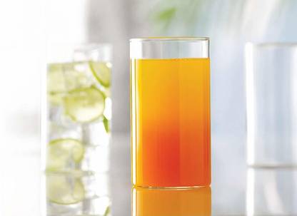 ALPHABET Multi Purpose Unbreakable Drinking Glass Set of 6 Pieces, ABS Poly Carbonate Plastic,300 ml Capacity Each, Clear Glass (Unbreakable) Glass Set Wine Glass