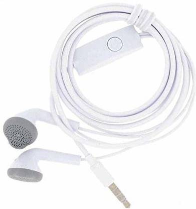 THE MOBILE POINT Headphones Earphones with Microphone,ALL Smartphones (White) Wired