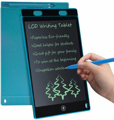 HOPZ 12 Inch LCD Re-Writing Pad, Digital Notepad for Drawing, Handwriting (Blue)