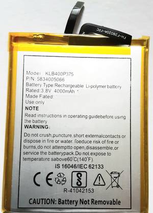 FULL CELL Mobile Battery For  Panasonic Eluga A3/ Eluga Ray 810 KLB400P375