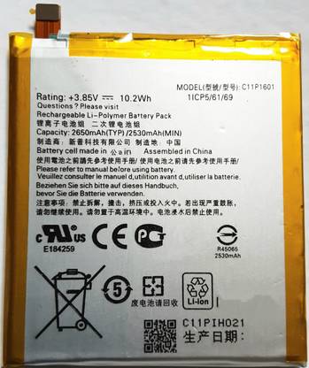 FULL CELL Mobile Battery For  Asus Zenfone 3 Ze520kl 5.2 - C11P1601