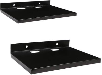 SM FASHION Set Top Box Wall Mount Shelf / Set Top Box Stand For Tata Sky, Airtel, Dish Tv, Videocon D2H, My Box,TV Wall Unit/TV Entertainment Units/ Wall Mounted | Rack Shelf | Wall shelf 201957 Steel Wall Shelf