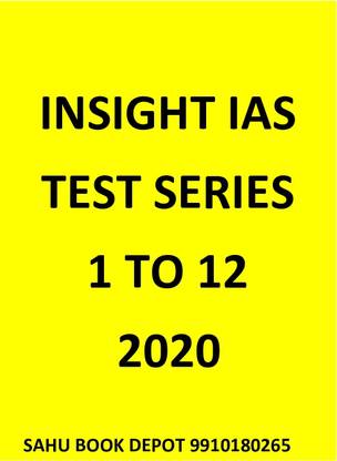 Insight Ias Test Series 1 To 12