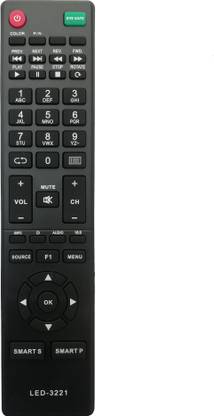 LipiWorld LED-3221 LCD LED TV Remote Control INTEX Remote Controller