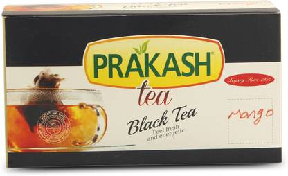 prakash tea black tea mango flavor Mango Black Tea Bags Box