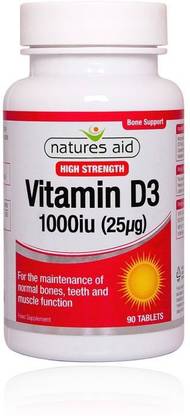 Natures Aid Vitamin D3 90 tablets