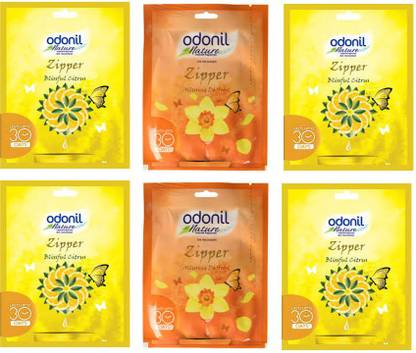 Odonil Citrus, Daffodil Potpourri Combo of Alluring daffodil & Bissful Citrus Zipper
