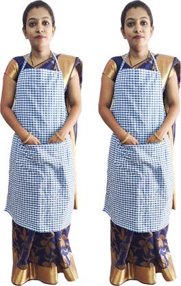 GOWRI TEX Cotton Home Use Apron - Free Size