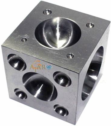 ATAR Steel Dapping Block 2 1/2" Jewelers Doming Forming Jewellery Repair Tool ATDB3