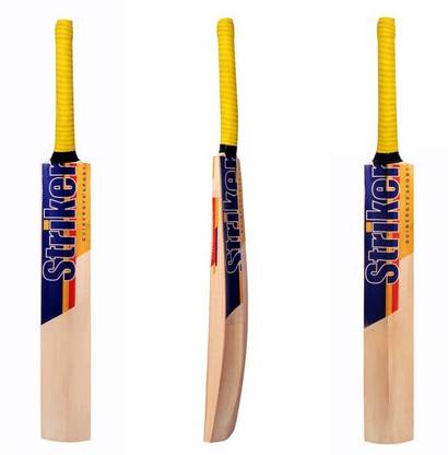 Quinergys ™ Hand Made Cricket Bat Tennis Popler Willow Bat Tape Ball Short Handle Bat Poplar Willow Cricket  Bat For 15+ Yrs