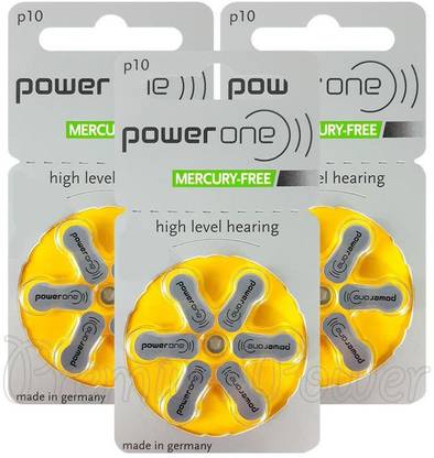 Power one Hearing Aid P10 PR70 BTE Compatible Genuine Product   Battery