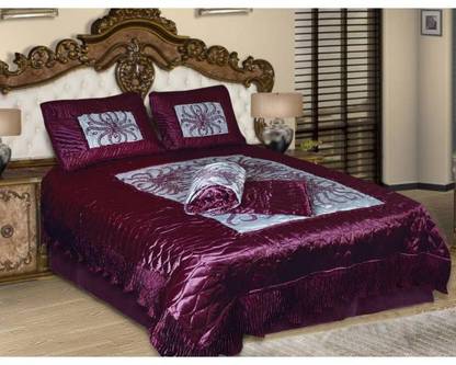 Chelsi Satin King Sized Bedding Set