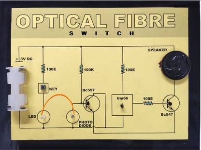 born engineers OPTICAL FIBER SWITCH Educational Electronic Hobby Kit