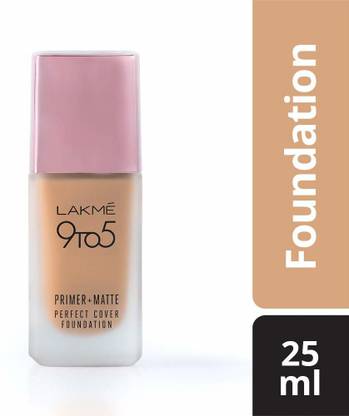 Lakmé 9To5 Primer + Matte Perfect Cover Foundation, N200 Neutral Nude, 25 ml Foundation