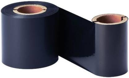 tudko 55 mm X 300 Meters, (WAX Ribbon) Thermal Transfer Barcode Ribbon, Set of 1 Ribbon Roll, Print on Paper Label