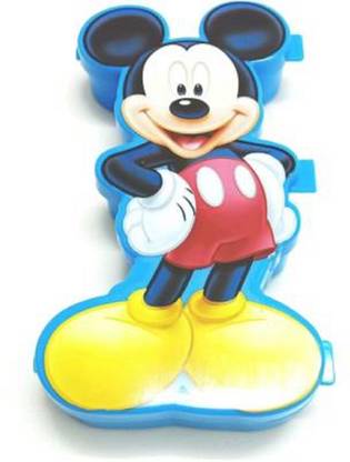 FuerDanni Easy carry Mickey Mouse Art Plastic Pencil Box