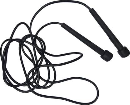 SHINE SPORTS Skipping Rope for Men Women Weight Loss Black 9FT Freestyle Skipping Rope