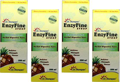 Dr. Morepen EnzyFine Herbal Digestive Enzyme Syrup Pineapple
