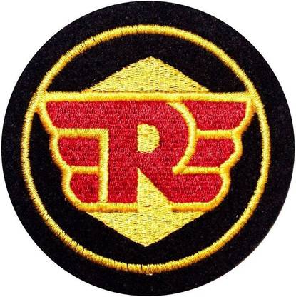 Motohog Unique Embroidered Sew Patch for Clothes (Bullet-RE) Product Dimension : 3.6 x 3.5 Inch Applique Patch