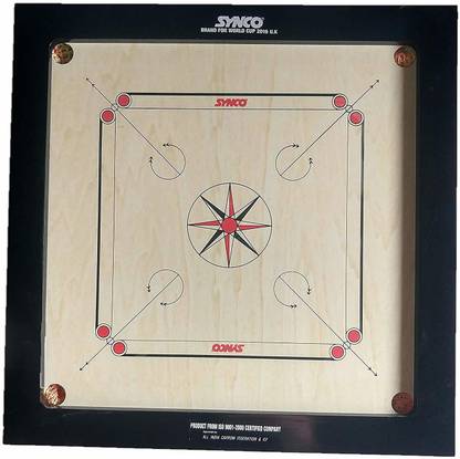 SYNCO Practice Series WINIT Carrom Board 8 cm Carrom Board