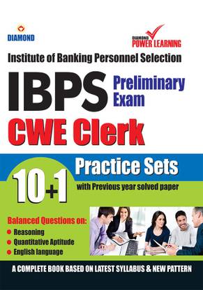 Institute of Banking Personnel Selection (IBPS) CWE Exam 2020 (CLERK), Preliminary examination, in English with previous year solved paper (बैंकिंग कार्मिक चय&#