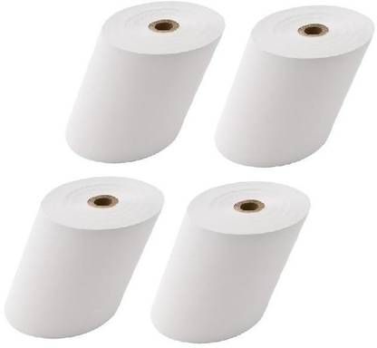 youlogic 79mmX40Mtr (meter) Thermal Paper Biling Rolls (Pack of 4) Original Paper Product 70 Gsm Thermal Cash Register Paper
