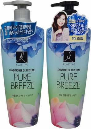 Elastine Perfumed Pure Breeze Hair ShampooConditioner Set