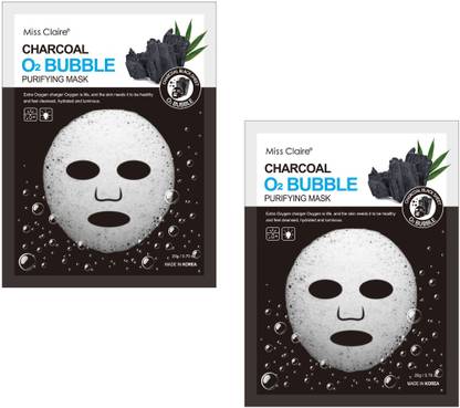 Miss Claire Charcoal O2 Bubble Purifying Mask