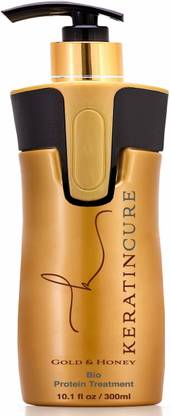 Keratin Hair Treatment Gold & Honey Bio-Brazilian Repair-Straightener Professional