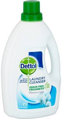 Dettol Laundry Cleanser Fresh Cotton Liquid Detergent