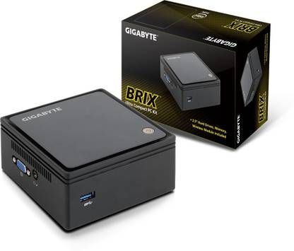 GIGABYTE BRIXPC+120GBSSD+4GB - Windows 10, INTEL HD, N2807, 0 GB Graphics Card, 4 GB DDR3, 120 GB SSD Mini PC