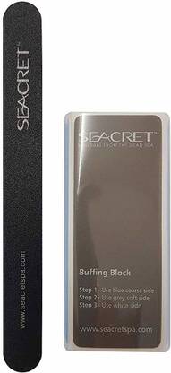 SEACRET Minerals from the dead sea Buffing Block and nail file set