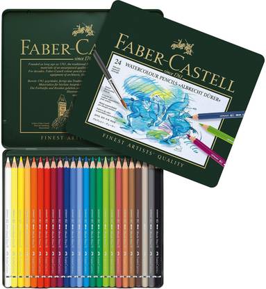 FABER-CASTELL Watercolour Pencils Hexagonal Shaped Color Pencils