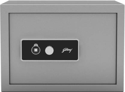 Godrej Forte Pro 15 Litres for Home & Office with Mechanical Key Lock - Grey Safe Locker
