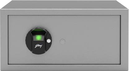 Godrej Forte Pro 20 Litres for Home & Office with Optical Finger Print Sensor - Grey Safe Locker