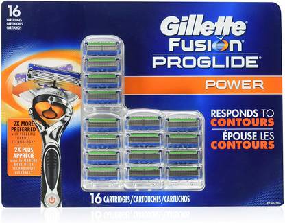gilete Fusion ProGlide Manual Refill Razor Replacement Cartridges 16 Cou